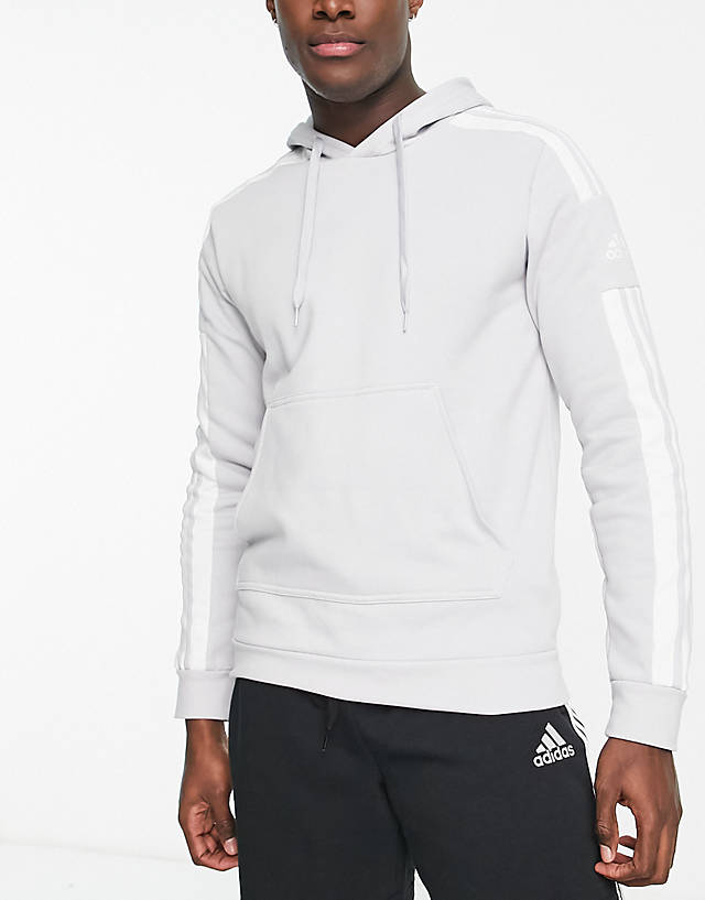 adidas performance - adidas Football Squadra 21 hoodie in grey