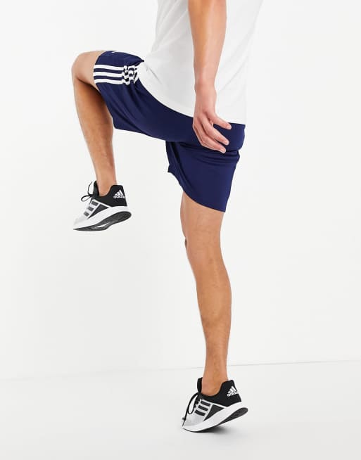 adidas – Football Squadra 21 – Marinblå shorts med sidorand , 4 av 4