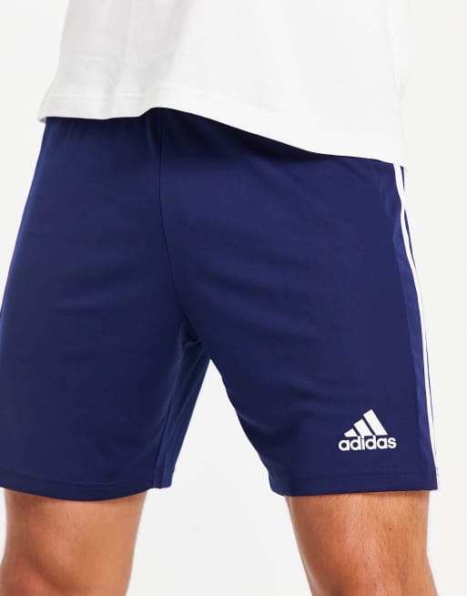 adidas - Football Squadra 21 - Marineblå shorts med sidestriber , 2 af 4
