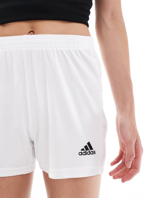 Adidas white football shorts hot sale