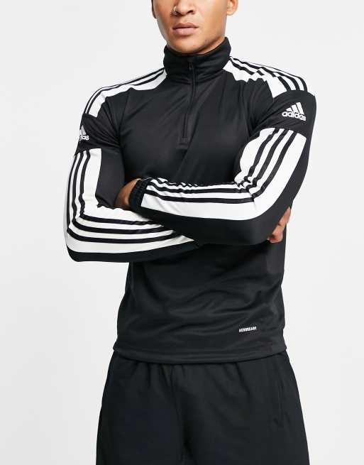 adidas - Football Squadra 21 - Sort sweatshirt med halv lynlås