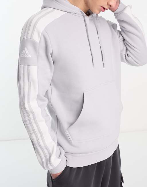adidas Football – Squadra 21 – Szara bluza z kapturem 