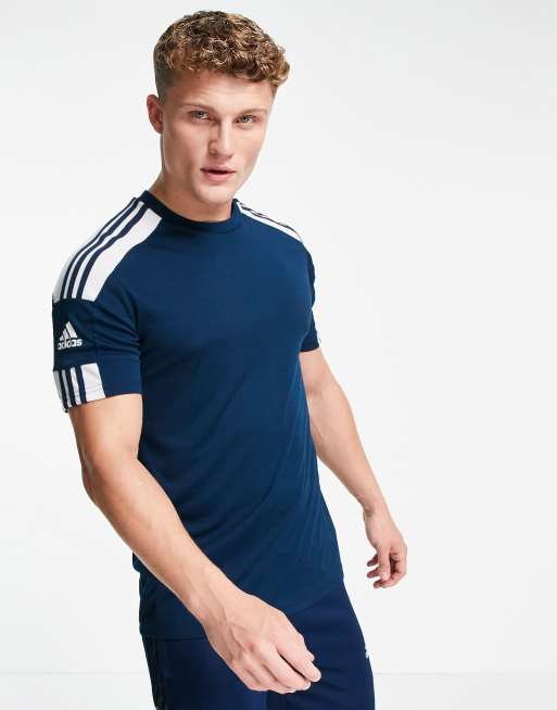 adidas Football – Squadra 21 – T-Shirt in Marineblau