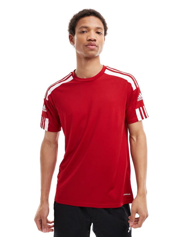 adidas performance - adidas Football Squadra 21 t-shirt in red