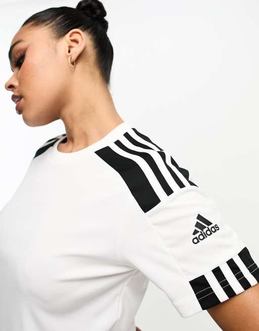 adidas – Football Squadra 21 – T-Shirt in Weiß