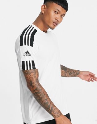 adidas Football Squadra 21 t-shirt in white - ASOS Price Checker