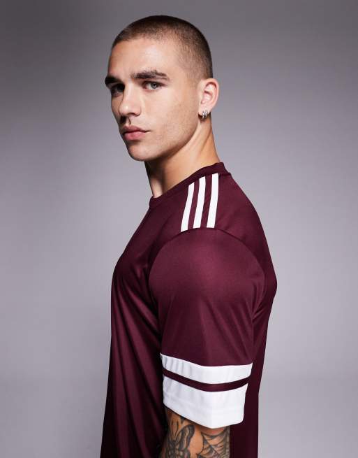 adidas Football – Squadra 25 – Bordowy T-shirt, 4 z 5