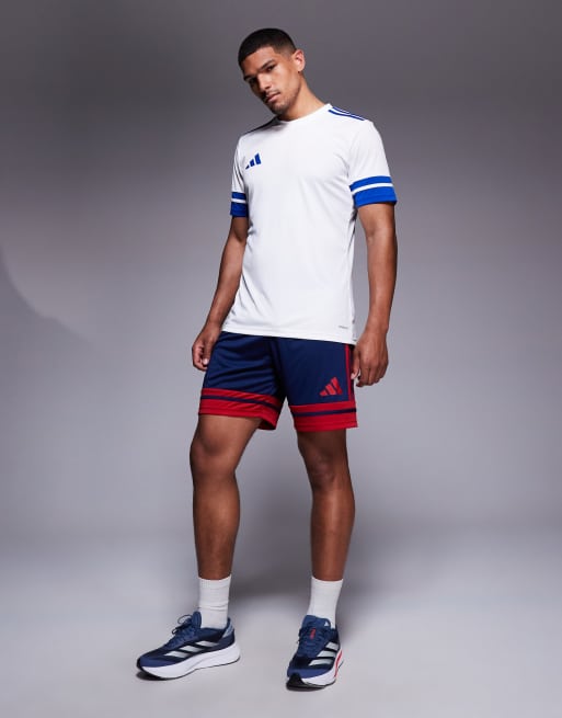 adidas Football - Squadra 25 - Hvid og blå T-shirt, 3 af 4