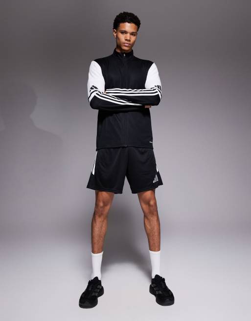 adidas Football – Squadra 25 – Langärmliges Oberteil in Schwarz und Weiß, 2 von 5