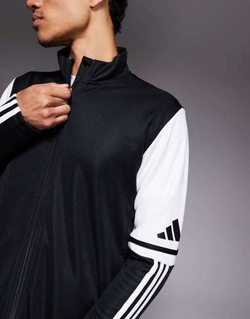adidas Football – Squadra 25 – Langärmliges Oberteil in Schwarz und Weiß, 3 von 5
