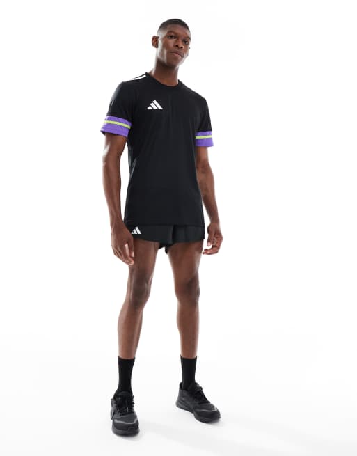 adidas Football - Squadra 25 Maglia nera e viola, 2 di 5