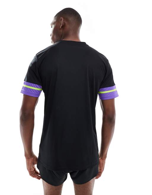 adidas Football - Squadra 25 Maglia nera e viola, 3 di 5