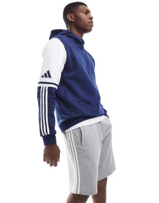 adidas Football – Squadra 25 – Marinblå och vit huvtröja - view 1