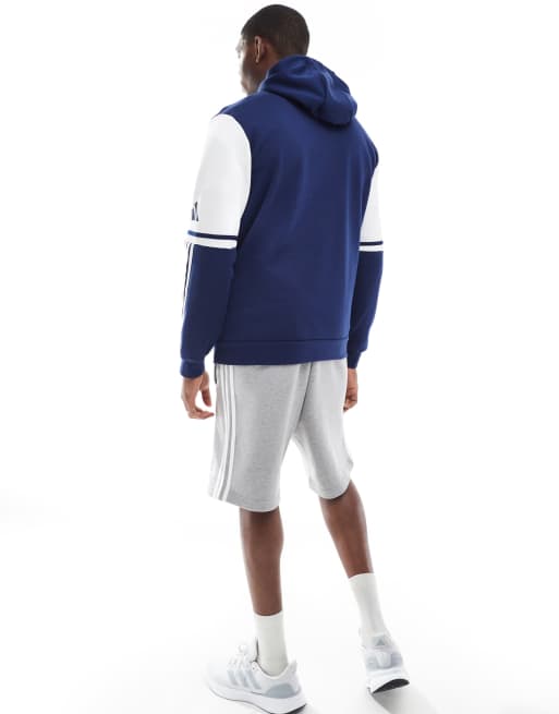 adidas Football – Squadra 25 – Marinblå och vit huvtröja , 4 av 4