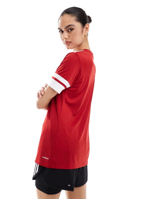 adidas Football – Squadra 25 – Röd fotbollströja, 4 av 4