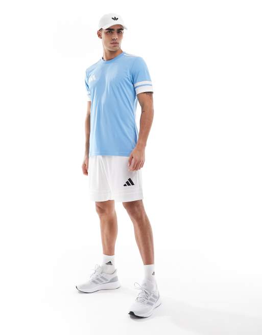 adidas Football Squadra 25 shorts in white, 3 of 5