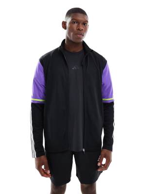 adidas Football - Squadra 25 - Veste de sport - Noir et violet