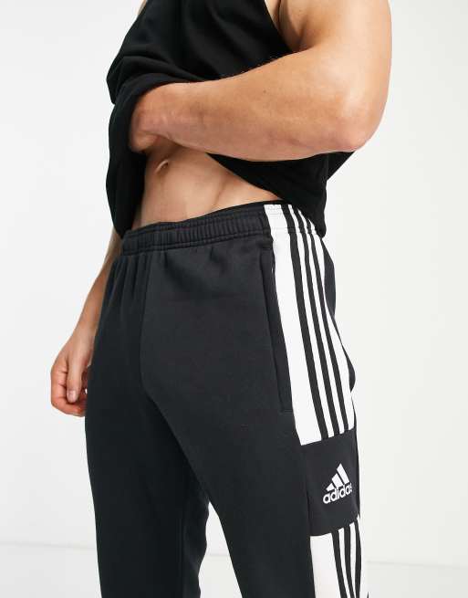 adidas - Football Squadra Training - Sort joggingbukser med tre striber, 3 af 4