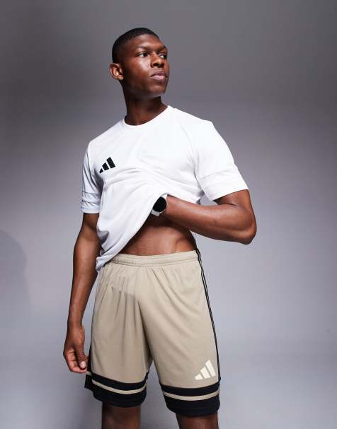 adidas Football Squadra25 shorts in stone and black - view 1