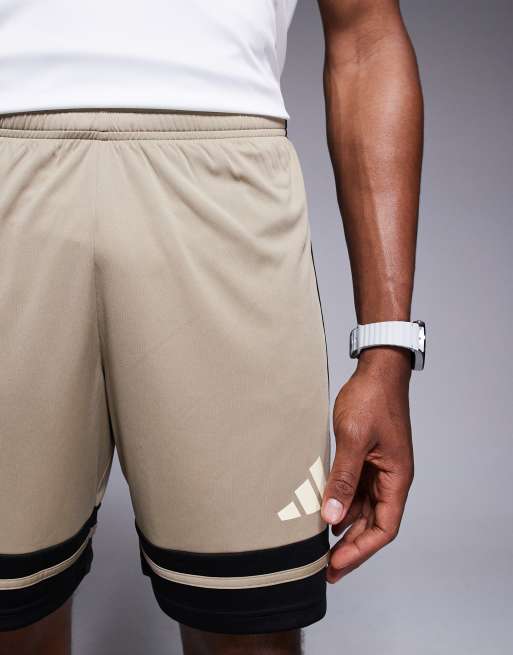 adidas Football Squadra25 shorts in stone and black, 5 of 5