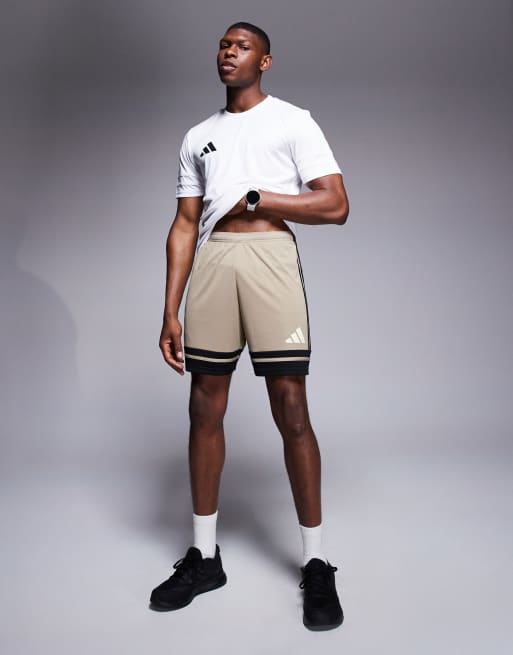 adidas – Football Squadra25 – Stenfärgade och svarta shorts, 2 av 5