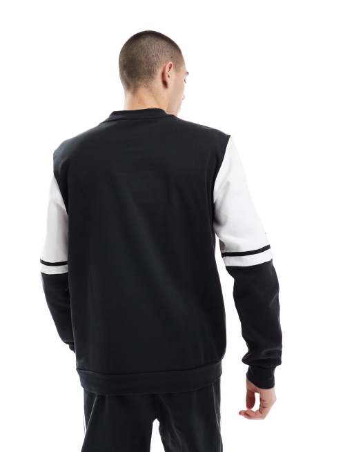 adidas Football Squadra25 sweatshirt in black and white | ASOS