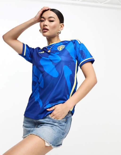 adidas Football - Sweden - World Cup edition - Uitshirt in blauw