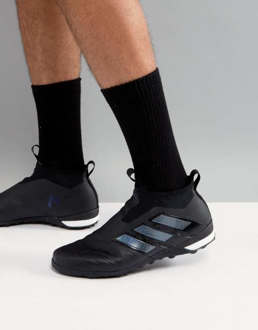 Adidas black astro turf trainers sale