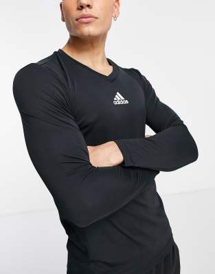 adidas Football team long sleeve base layer in black