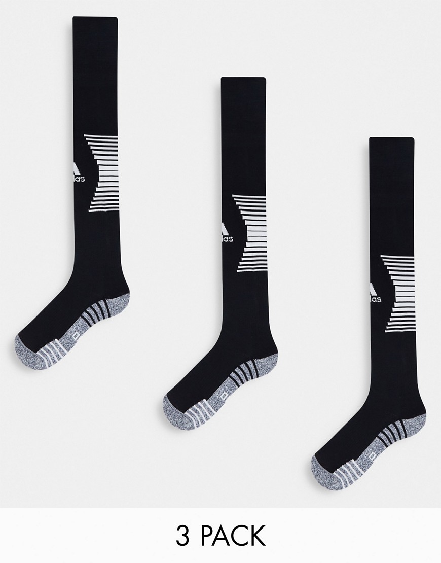 adidas Football Team Speed 3 socks in black