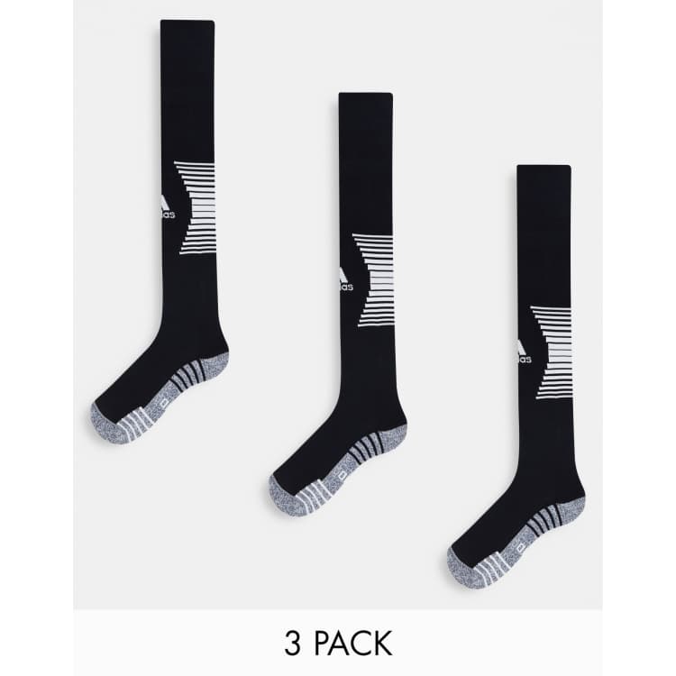 pistón Vadear Especial adidas Football Team Speed 3 socks in black | ASOS