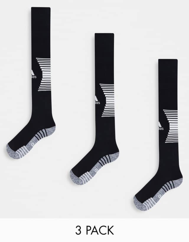 adidas Football Team Speed 3 socks in black