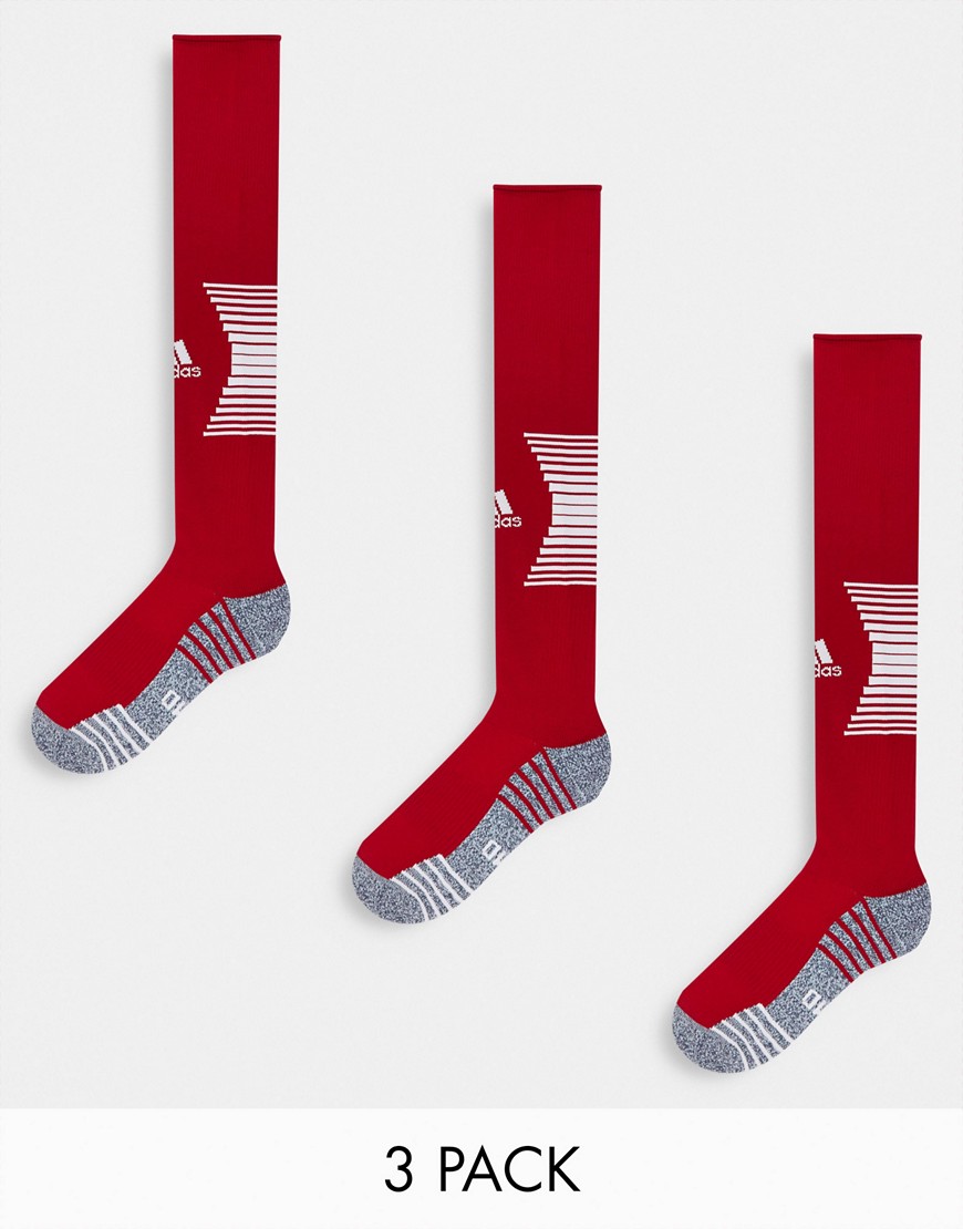 adidas Football Team Speed 3 socks in red