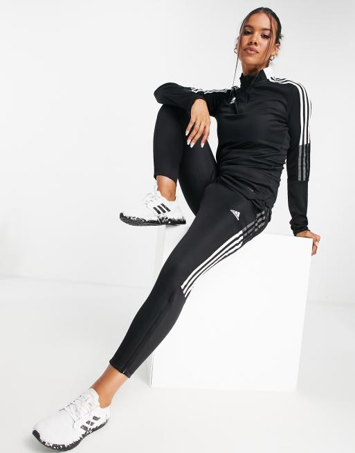 adidas Football – Tiro 21 – Svarta mjukisbyxor