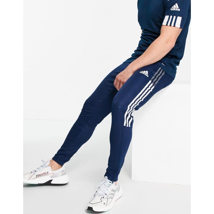 adidas Football Tiro 21 track pants in navy