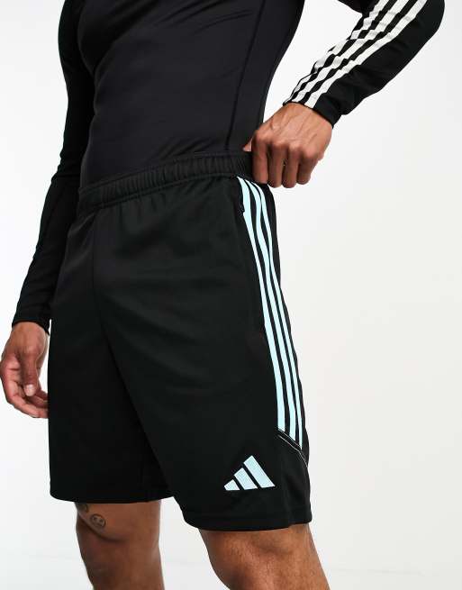 adidas Football – Tiro 23 – Czarno-niebieskie szorty