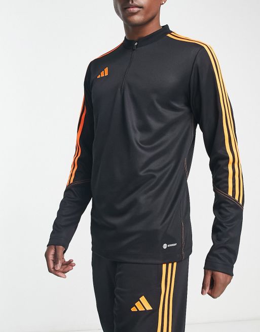 Tuta adidas sales arancione nera