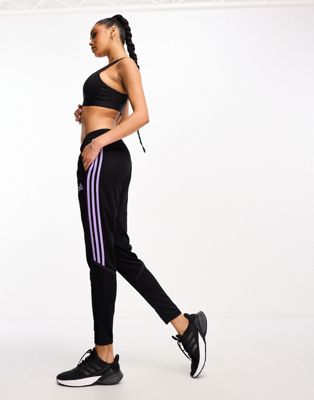 adidas Football Tiro 23 joggers in black and purple - ASOS Price Checker