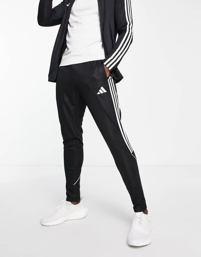 adidas Football Tiro 23 sweatpants black and white