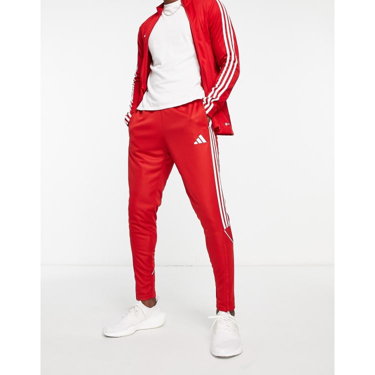 Adidas Men's Tiro Pants - Bright Red / White — Just For Sports