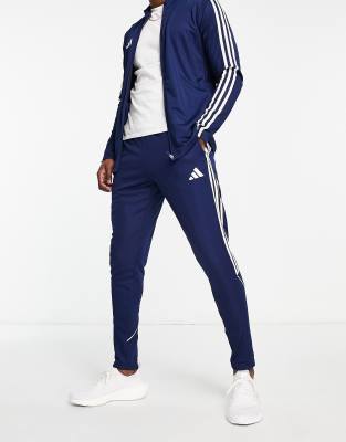 Adidas Originals Adidas Football Tiro 23 Sweatpants Navy And White ...