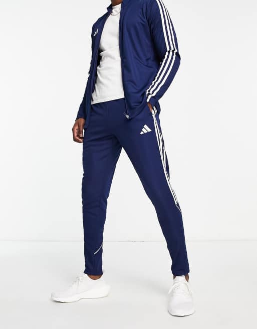 Adidas sweatpants hot sale navy blue