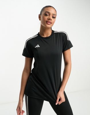 adidas Football Tiro 23 t-shirt in black