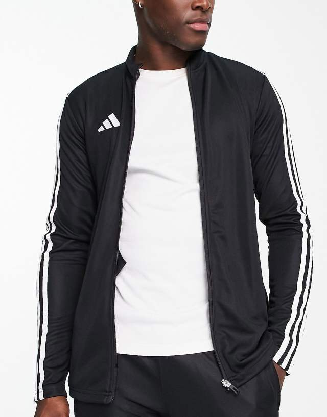 adidas Football Tiro 23 track jacket in black