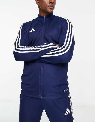 adidas Football Tiro 23 track jacket in navy