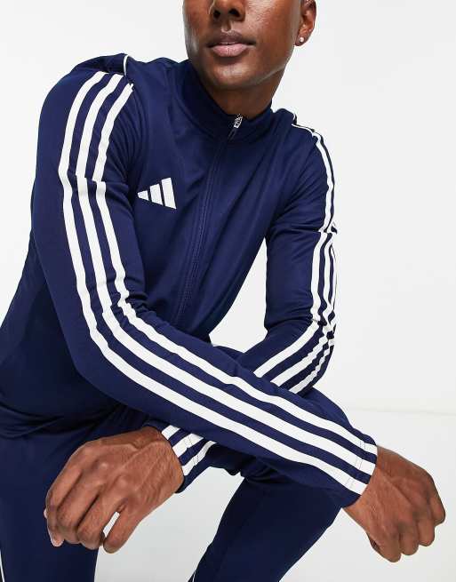 adidas Football Tiro 23 track jacket in navy