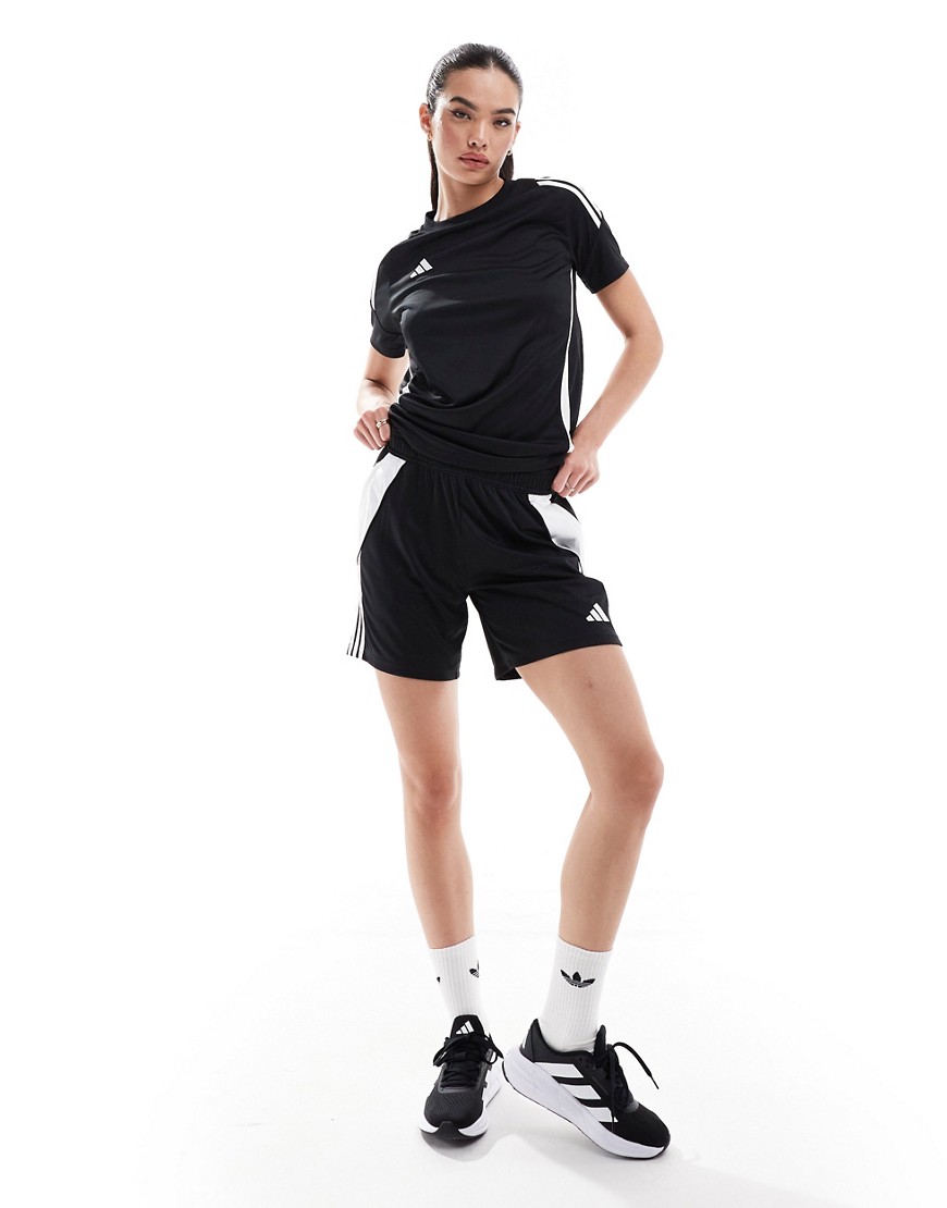 adidas Football Tiro 24 shorts in black