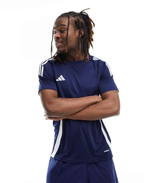 adidas Football Tiro 24 t-shirt in navy - view 1