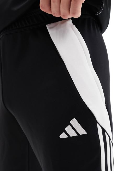 adidas Football Tiro 24 track pants in black, 3 of 4
