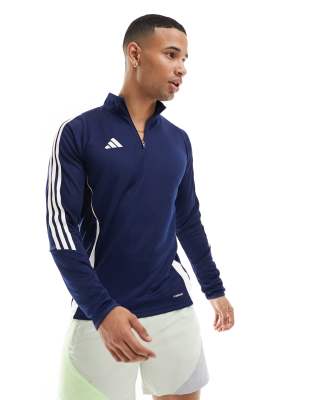 adidas - Football Tiro 24 - Trainings-Oberteil in Marineblau